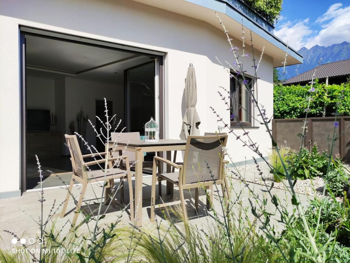 Ruhige Ferienwohnung Mit Garten Und Garage In Privatvilla Marlengo Bagian luar foto
