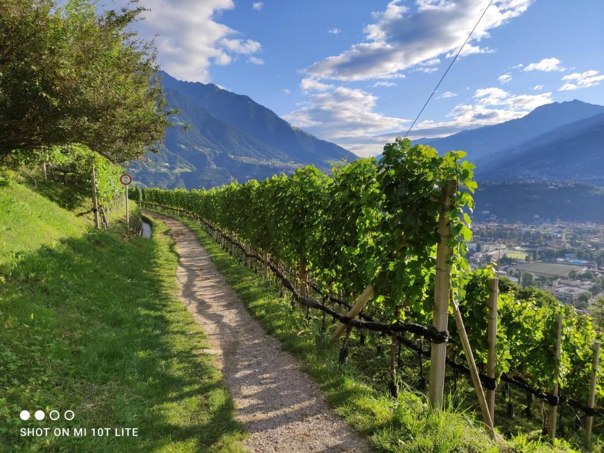 Ruhige Ferienwohnung Mit Garten Und Garage In Privatvilla Marlengo Bagian luar foto